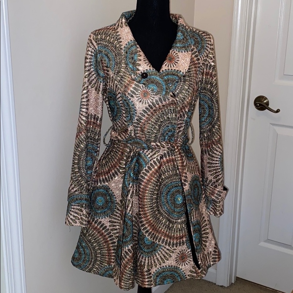 Peacock Colored Jacket - Picture 2 of 14